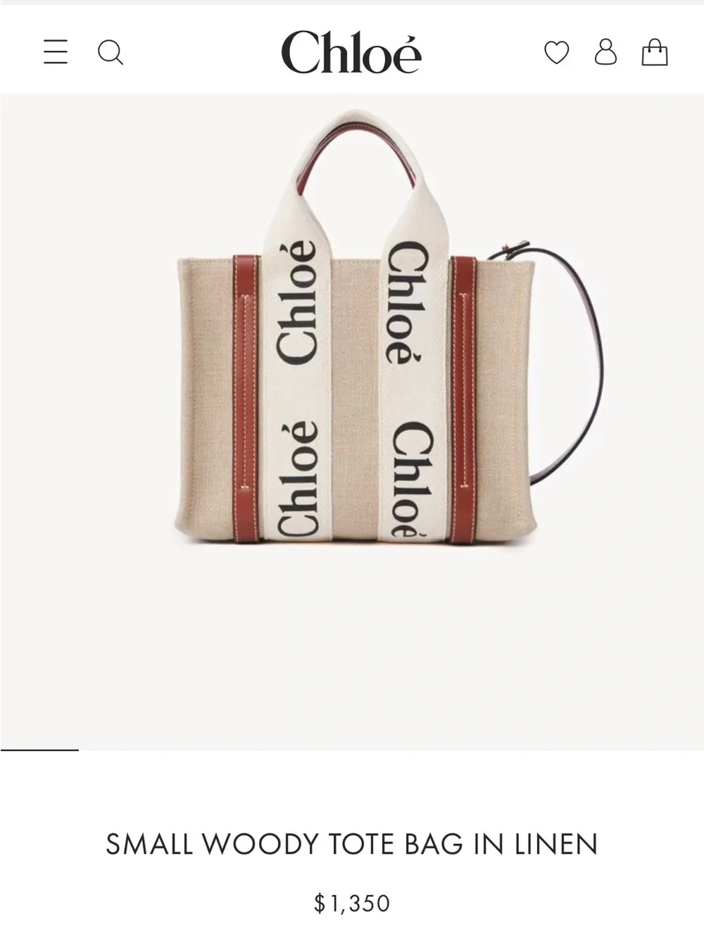 Chloe Small Woody Tote Bag - Picture 11 of 15